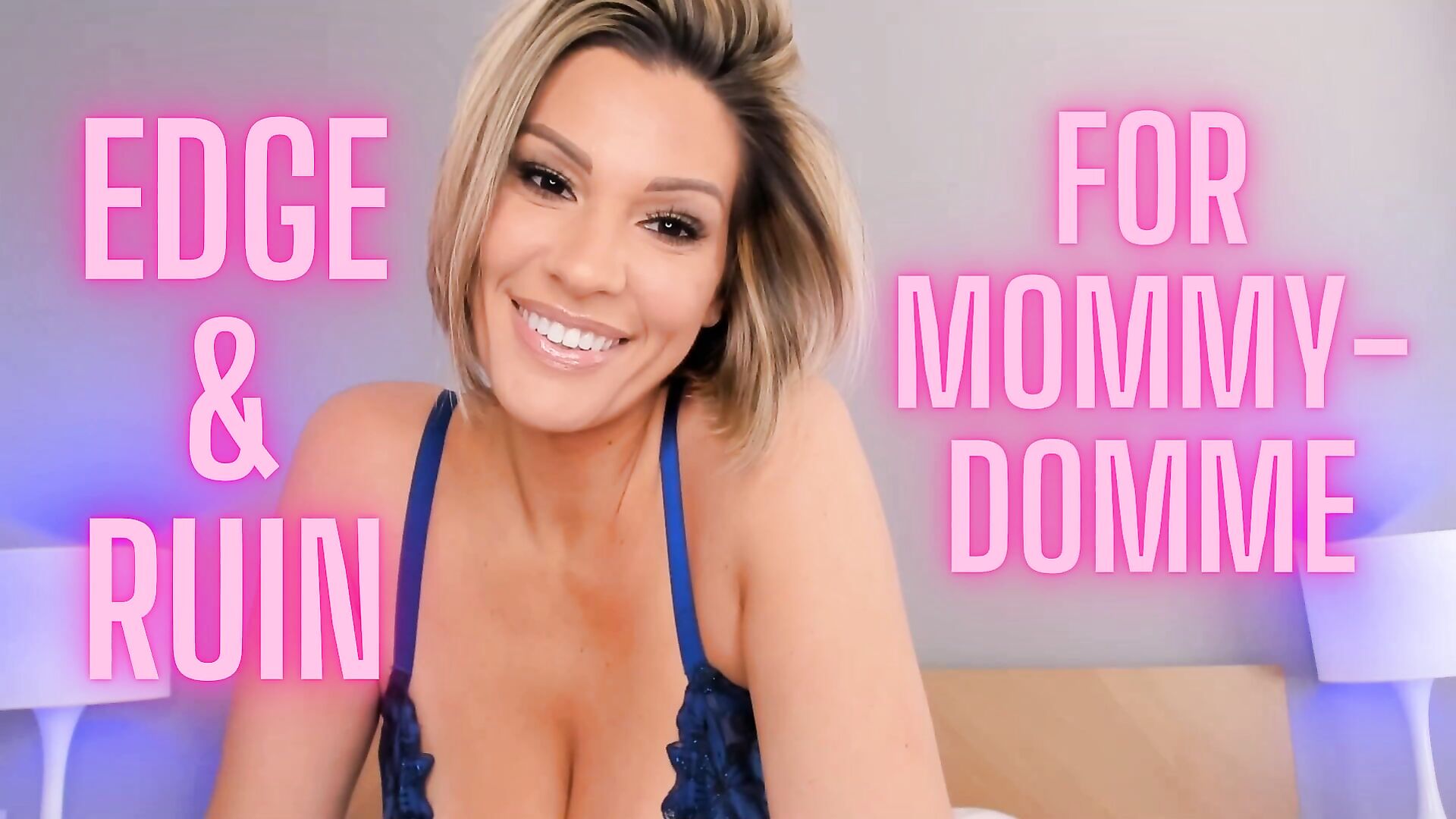 AdrienneLuxe - Edge and Ruin for MommyDomme - ManyVids - pov - blonde - solo - fetish - big tits - dirty talk - jerk off instruction - gooning