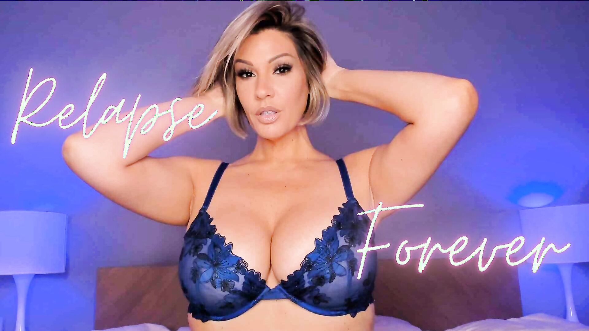 AdrienneLuxe - Relapse Forever - ManyVids - pov - blonde - solo - fetish - big tits - dirty talk - jerk off instruction - gooning