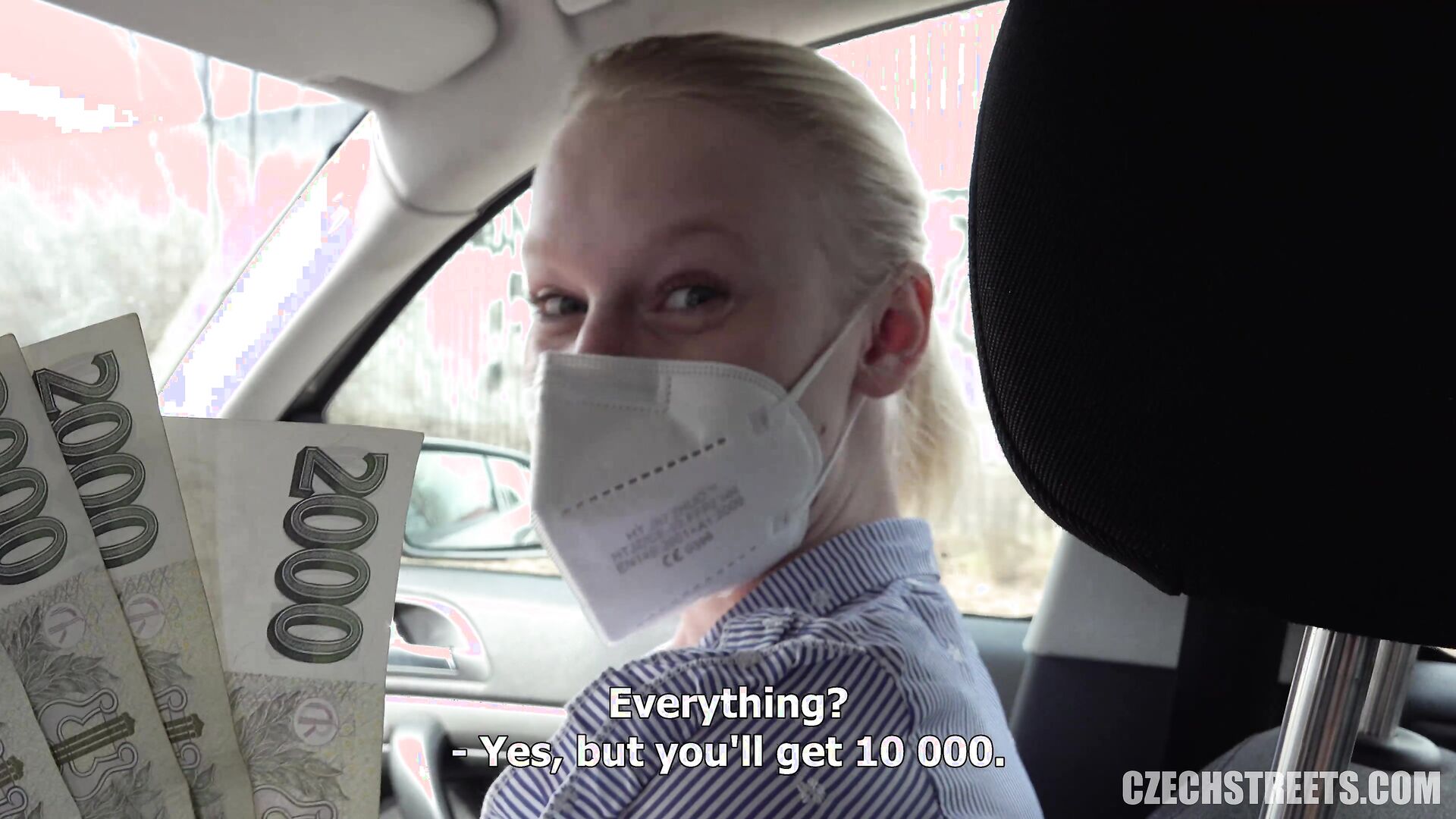 CzechStreets - Fucking Ride Outside Prague - CzechStreets - czech - outdoor - pov - blowjob - big dick - natural tits - blonde - brunette - tits