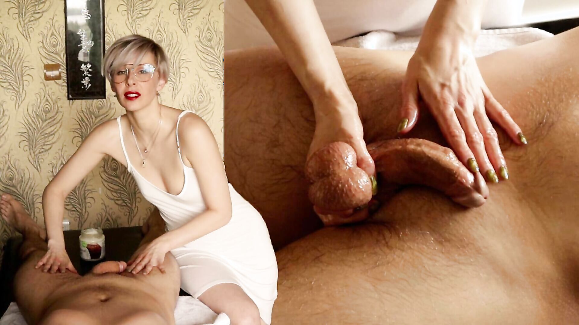 Crystal - Handjob Heaven - Lustery - Lustery - blonde - massage - masturbation - pussy - oil - tease