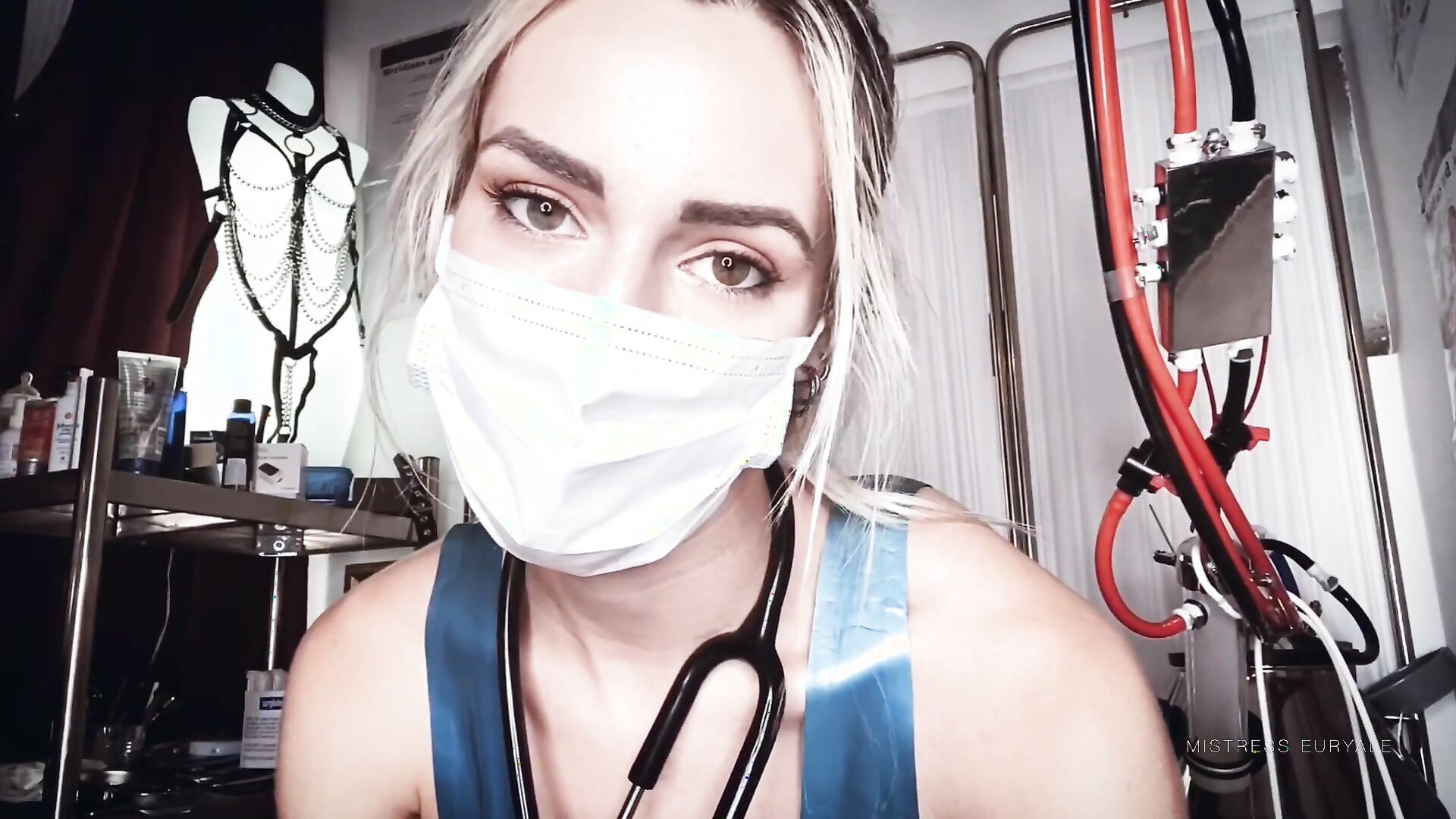 Mistress Euryale - Worse than castration - ManyVids - femdom - fetish - dirty talk - blonde - gooning - latex