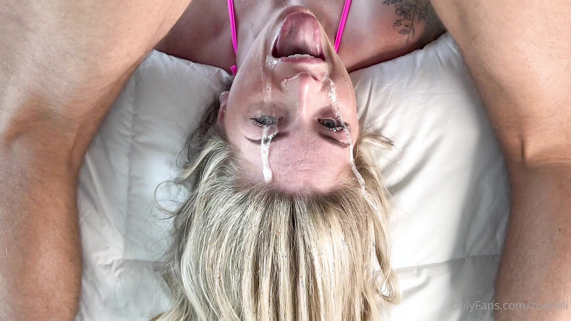 Zoeneli - Throat Fuck - Onlyfans - OnlyFans - teen - pov - blowjob - big dick - big tits - tattoo - facial