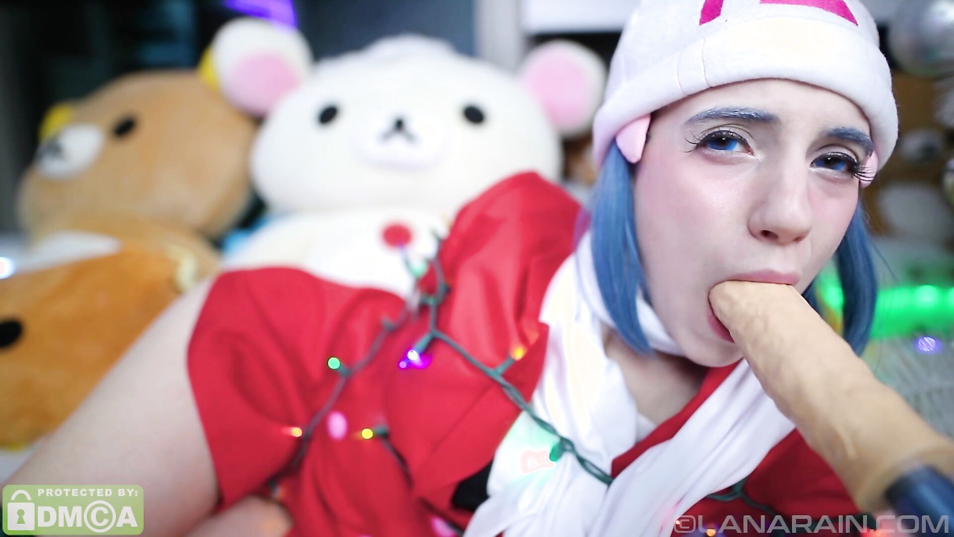 Lana Rain - Dawn Tied Up BDSM Christmas Special - ManyVids - bdsm - cosplay - big tits - teen - fake tits - pov - dirty talk