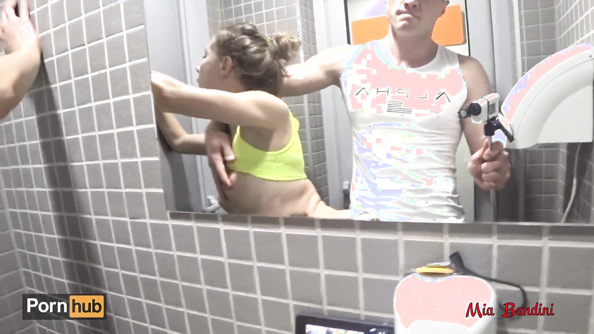 Mia Bandini - PUBLIC SEX - HORNY FIT TEEN WANTS CUM ON HER GYM PANTS AT THE GYM - ManyVids - public - teen - deepthroat - blowjob - pov - natural tits - dirty talk - tits