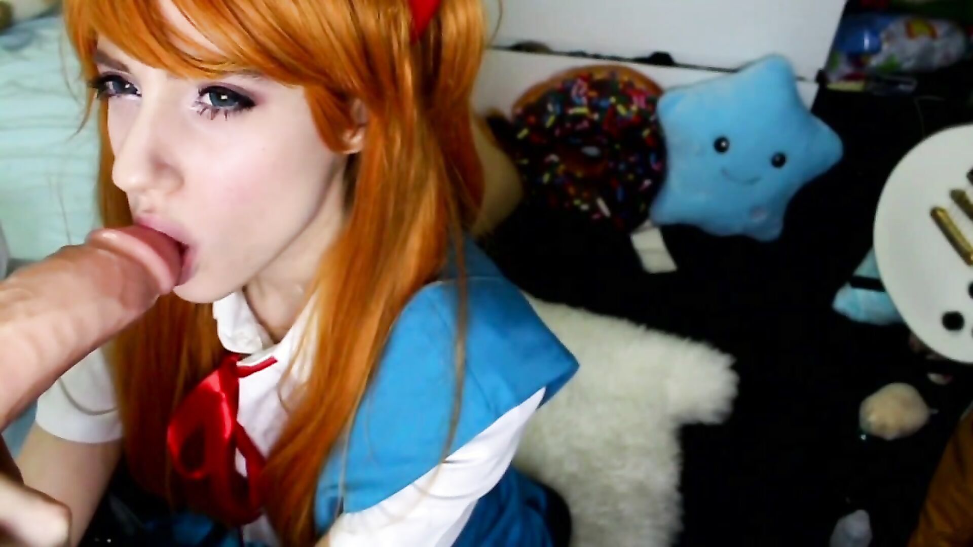 Lana Rain - Asuka Convinces Herself Its Just 4 Money - ManyVids - cosplay - big tits - teen - fake tits - pov - dirty talk