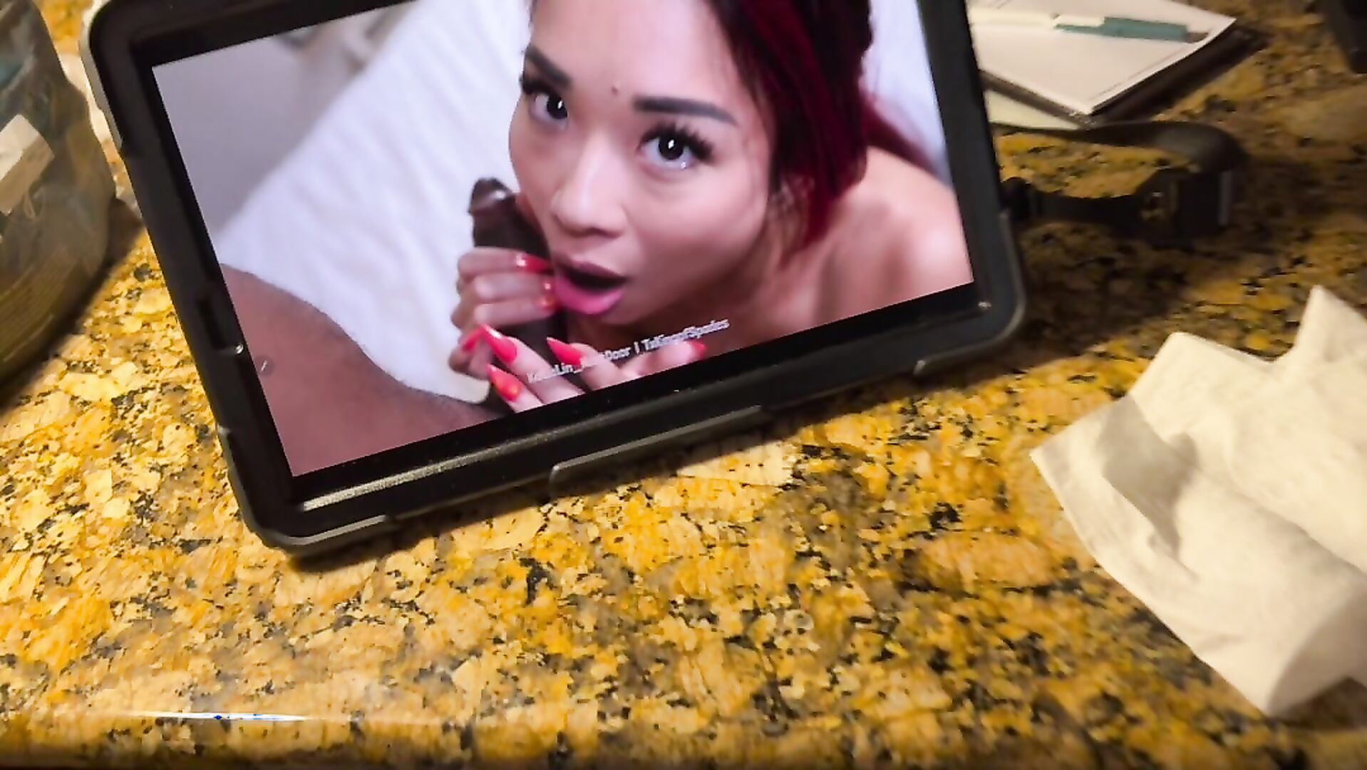 Robb Nation - Masturbating to my own video with Katie - ManyVids - masturbation - bbc - blowjob - big dick - pov - deepthroat - interracial