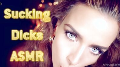 Gina Carla ASMR Sucking & Eating Dick Candy