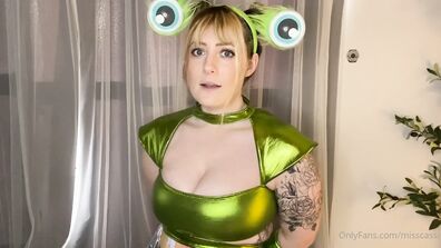 Miss Cassi ASMR Green Alien Experiments on You