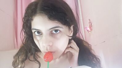 PinkAndromedaASMR Lollipop Licking