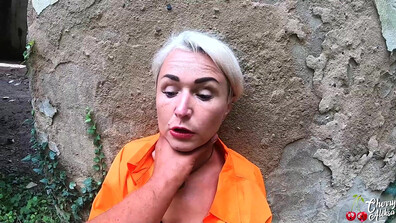 Aleksandra Milf - Sexy Prisoner Deep Sucking and Ass Fuck - ManyVids - milf - blonde - small tits - pov - natural tits - dirty talk