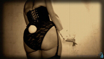 Zakelijke slet - vintage Playboy-bunny-diva-show - ManyVids - blond - kantoor - hoge hakken - nylon - pijpbeurt