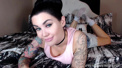 Violet Doll - Sweaty White Socks - ManyVids - femdom - devot - fetish - dirty talk - pov - big tits - tattoo - solo