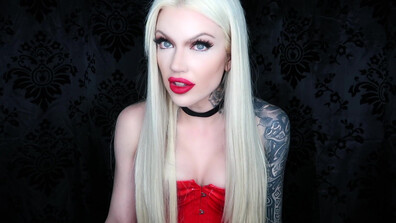 Goddess Harley LaVey - Goddess Degrades Pathetic Loser - ManyVids - blonde - big tits - solo - virtualsex - gooning - fake tits - fetish - dirty talk - tattoo
