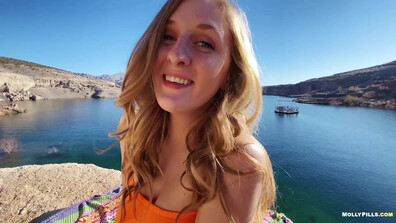Molly Pills - Lakeside Adventure Porn Paradise Pov - OnlyFans - pov - amateur - blonde - big dick - big tits - natural tits - blowjob - teen