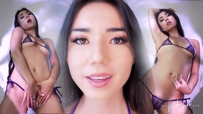 Princess Miki Aoki - Cum Twice - ManyVids - fetish - asian - femdom - devot - small tits - natural tits - pov - solo