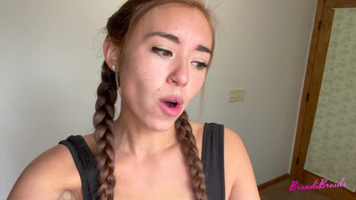 BrandiBraids - Cheating On Facetime With A Bbc - ManyVids - bbc - pov - small tits - natural tits - blowjob - teen