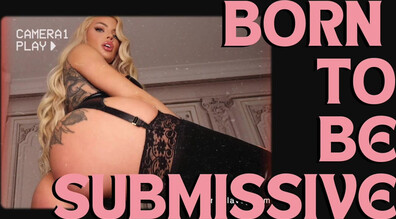 Goddess Harley LaVey - Born To Be Submissive - ManyVids - blonde - big tits - solo - virtualsex - gooning - fake tits - fetish - dirty talk - tattoo