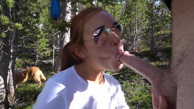 BrandiBraids - Please Shoot Your Load on my Glasses - ManyVids - pov - small tits - natural tits - blowjob - teen