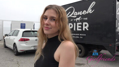 Fiona Peaches - Malibu Pier 1 - ATKGirlfriends - ATKGirlfriends - teen - blonde - blowjob - pov - public - outdoor