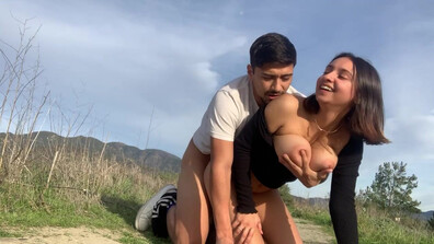 HaileyRose - Hailey Rose fucks outdoors - ManyVids - outdoor - teen - big tits - pov - natural tits - latina - brunette