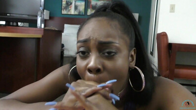 cullenscuties - West Indie Princess Blows Cullen - ManyVids - blowjob - pov - big dick - deepthroat