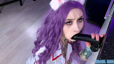 Zirael Rem - Teen Nurse Pussy Gripping JOI - ManyVids - teen - pussy - jerk off instruction - big tits - fake tits - pov - dirty talk - tattoo - big dick