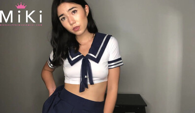 Princess Miki Aoki - Blackmail Hot Student Catches Pervy Teacher On Camera - ManyVids - teacher - fetish - asian - femdom - devot - small tits - natural tits - pov - solo