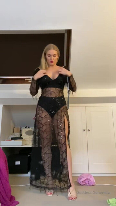 Goddess Dommelia - Clothing Haul Try On Plus Some Nakedness Which Outfit Is Your Fave - ManyVids - blonde - milf - big tits - femdom - fetish - dirty talk - pov