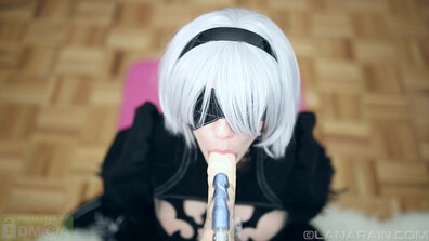 Lana Rain - 2B Of NieR Automata POV Face Fucked - ManyVids - pov - cosplay - big tits - teen - fake tits - dirty talk