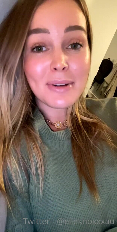 Elle Knox - Let’s Hope I Get A Cock Down My Throat Soon - Onlyfans - OnlyFans - blonde - pov - dirty talk - big tits - fake tits - teen
