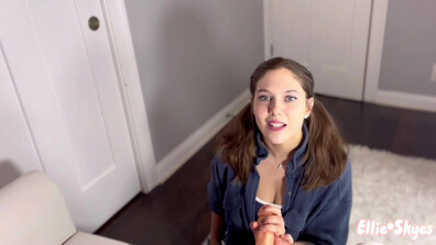 Ellie Skyes - Dad's Pervy Friend - ManyVids - stepdad - pov - dirty talk - solo - virtualsex - teen - brunette - natural tits