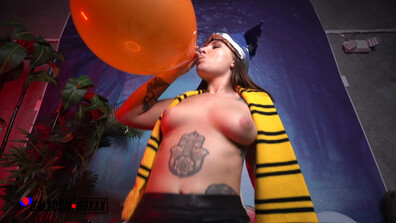 Stella Rae Halloween Balloon Fantasy - AmateurBoxxx - AmateurBoxxx - blowjob - pov - big dick - amateur