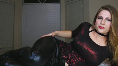 Xev Bellringer - Jerk Off Instruction in Leather - ManyVids - jerk off instruction - big tits - natural tits - dirty talk - pov