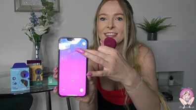 Brea Rose - Satisyfer Toy Unboxing - ManyVids - blonde - big tits - dirty talk - fake tits - virtualsex - milf - pov - solo