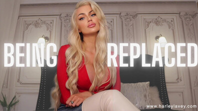 Goddess Harley LaVey - Being Replaced - ManyVids - blonde - big tits - solo - virtualsex - gooning - fake tits - fetish - dirty talk - tattoo
