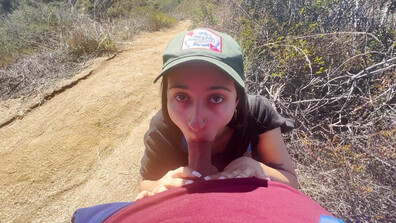 HaileyRose - ALMOST CAUGHT FUCKING ON LA HIKE - ManyVids - teen - big tits - pov - natural tits - latina - brunette