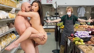 Kimmy Kimm - Super Market - RKPrime - RKPrime - asian - brunette - small tits - teen - natural tits - big dick - amateur - anal - blowjob