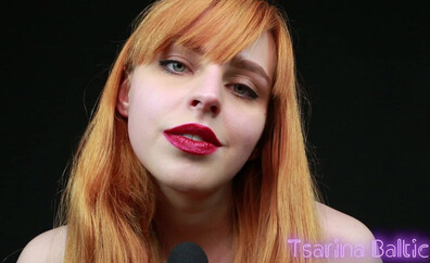 Tsarina Baltic - Listen To My Voice And Jerk - ManyVids - redhead - milf - dirty talk - big tits - jerk off instruction - femdom - mind fuck - solo - masturbation