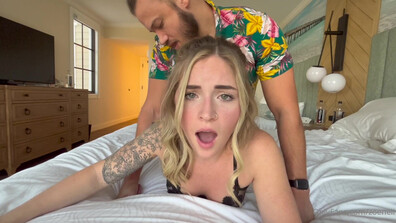 Zoeneli - Trying To Get Work Done But he Couldn't Wait - Onlyfans - OnlyFans - teen - pov - blowjob - big dick - big tits - tattoo - facial