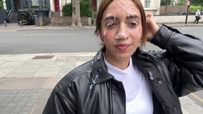Artemis Carmona - Tripple Facial and a public cumwalk - OnlyFans - facial - public - pov - blowjob - big dick - latina - hardcore - fetish - brunette