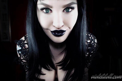 Violet Doll - Dark Dream - ManyVids - femdom - devot - fetish - dirty talk - pov - big tits - tattoo - solo