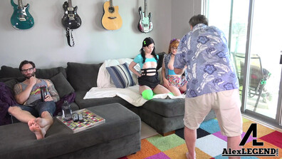 Charlotte Sartre - BTS Video Bgg with Charlotte Sartre & Penny Pax - AlexLegend - AlexLegend - ManyVids - pov - blowjob - big dick - big tits - hairy pussy - natural tits - brunette - threesome