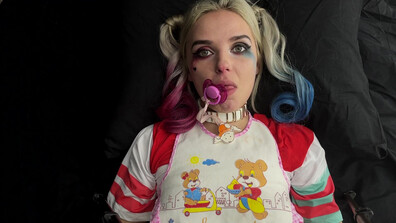 Lil cosplay slut - Harley Quinn is waiting for her daddy - ManyVids - cosplay - stepdad - teen - small tits - pov - dirty talk - masturbation - natural tits