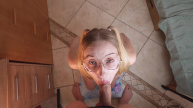 DreamFoxy - POV She Likes Sucking My Cock and Getting a Big Facial - OnlyFans - pov - facial - blonde - blowjob - big dick - big tits - deepthroat - tattoo - russian