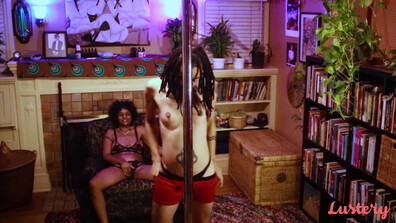 Honey G - Pole Position - Lustery - Lustery - hairy pussy - dirty talk - pussy - nylon - masturbation - pov - spanking - tattoo - tease