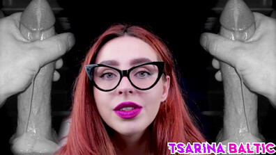 Tsarina Baltic - Gay Mesmerize JOI - ManyVids - jerk off instruction - redhead - milf - dirty talk - big tits - femdom - mind fuck - solo - masturbation