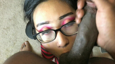 Jack Blaque - Eva Yi pov blow job and cum on glasses - ManyVids - bbc - big dick - pov - blowjob - facial - asian - deepthroat