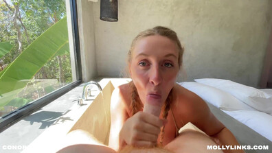 Molly Pills - Bath Time At Our Friends House - OnlyFans - amateur - blonde - big dick - big tits - natural tits - pov - blowjob - teen