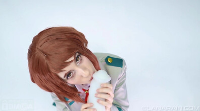 Lana Rain - Uraraka Uses Her Body To Make Money - ManyVids - cosplay - big tits - teen - fake tits - pov - dirty talk