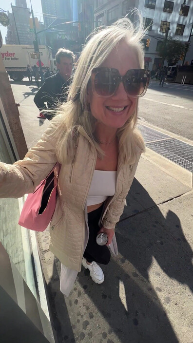 Babyanne lsfl - Remote Sex toy around the city - ManyVids - blonde - milf - big dick - big tits - blowjob - dirty talk